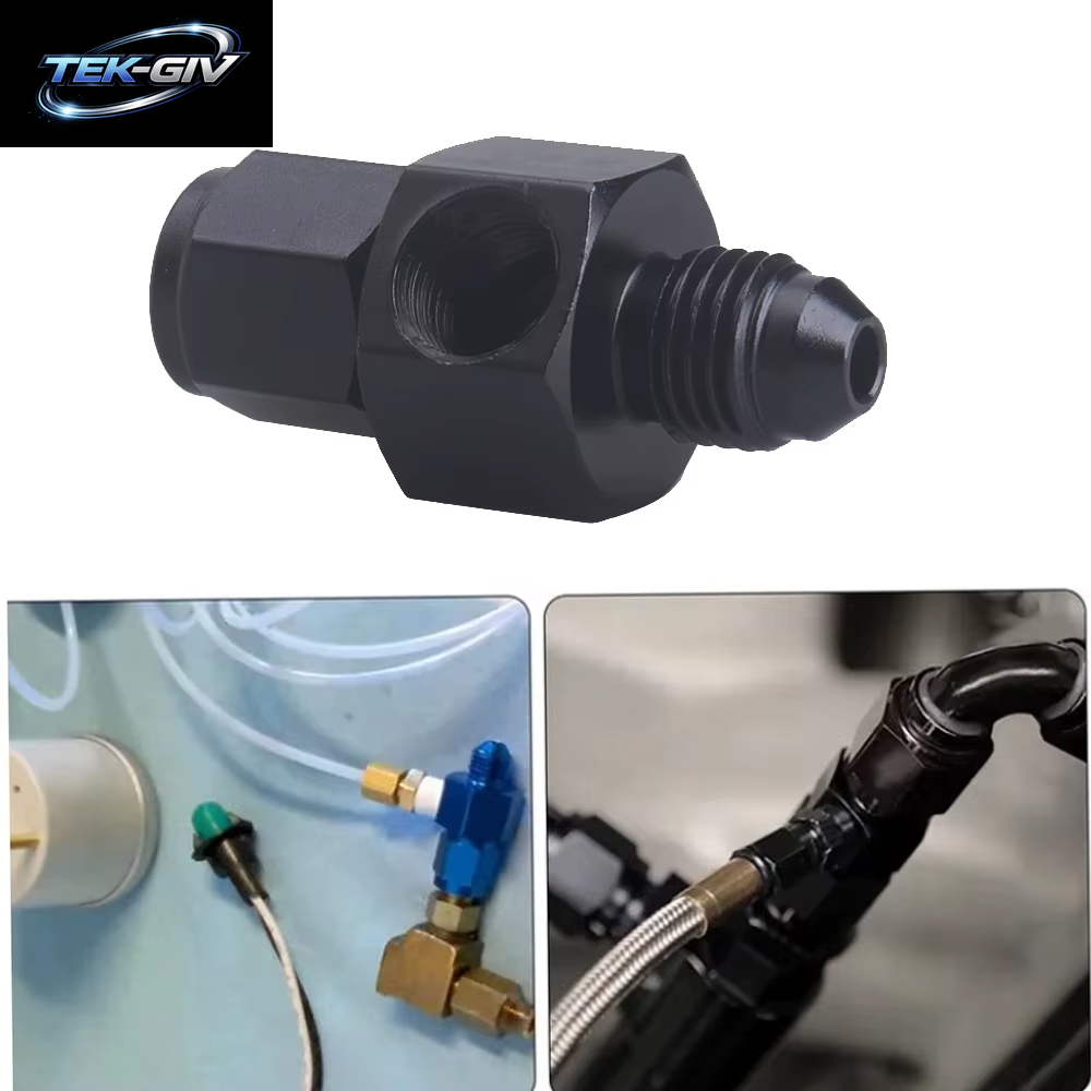 An4 An6 An8 An10 AN12-1/8 Npt Ein Drehgelenk Verbindung Für Öl Messgerät Sensor Seite Port Adapter Legierung Fackel Armteil