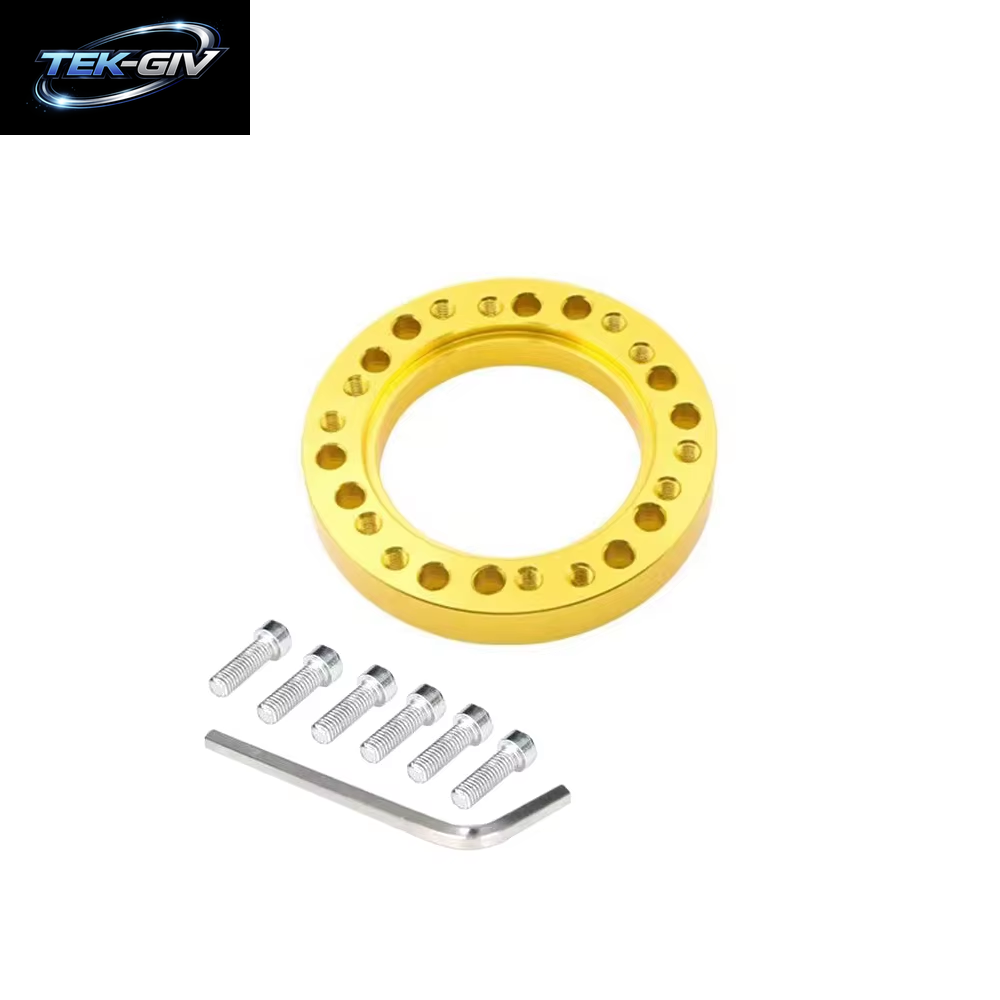 Neue Lenkrad HUB 1/2 ZOLL Spacer Lenkrad Nabe Boss Kit Adapter Spacer 13Mm 24 Loch Auto Lenkrad Adapter Platte