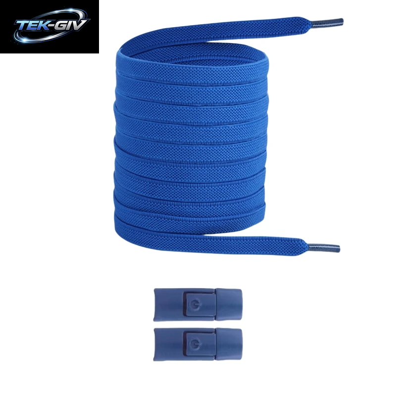 Neu Ohne Krawatten, Elastische Schnürsenkel, Keine Krawatte, Schnürsenkel, Press-Lock-Schnürsenkel, Sneaker, Kinder Und Erwachsene, 8 Mm, Verbreiterte Flache Schnürsenkel Für Schuhe