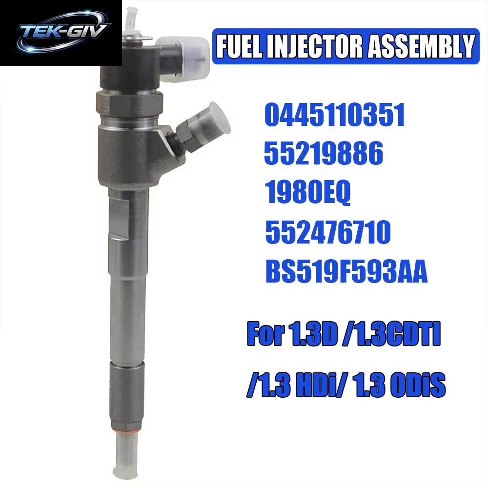 NEUER Diesel-Einspritzventil Für Fiat 500 PANDA DOBLO PUNTO Ford VAUXHALL OPEL COMBO 1.3D 1.3 Tdci 0445110351 Auto-Motorenteile