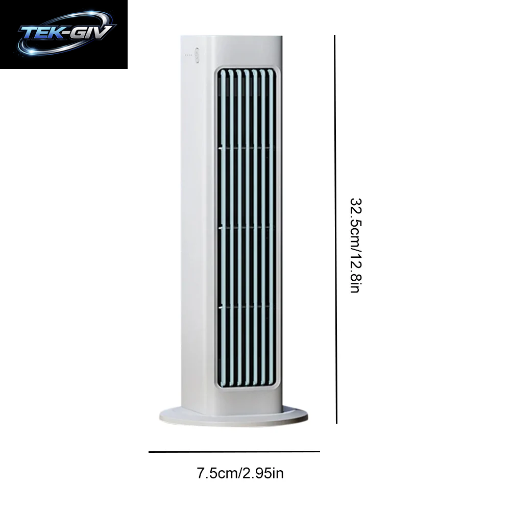 Wandmontierter Flügelloser Turmventilator, 3 Modi, Starker Wind, Luftkühler, Ventilator, Wandbehang, Klimaanlagenventilator Für Schlafzimmer, Wohnzimmer