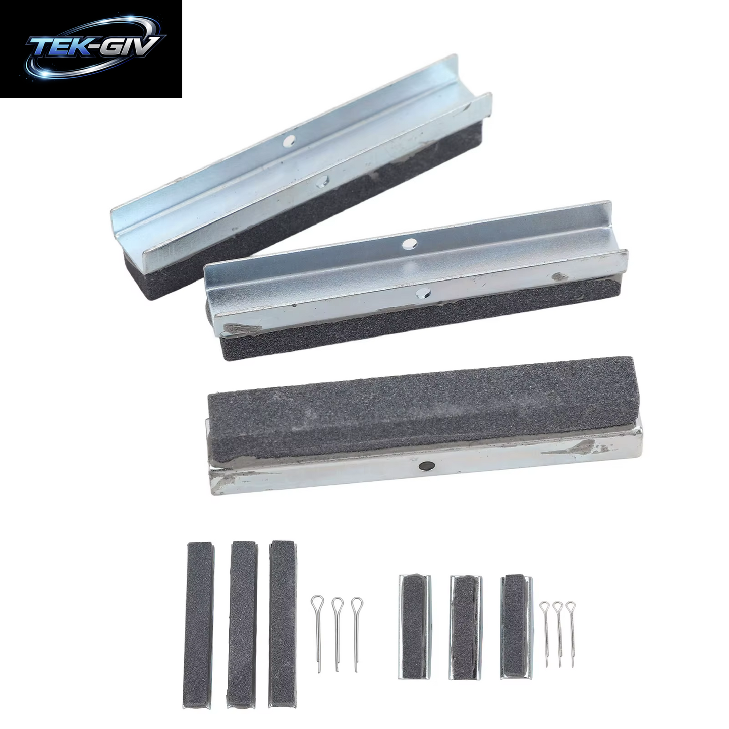 3PCS Motor Zylinder Hone Stein Heavy Duty Robuste Konstruktion 3 Backen Zylinder Honen Steine Werkzeug Automotive Zylinder Hone Stein