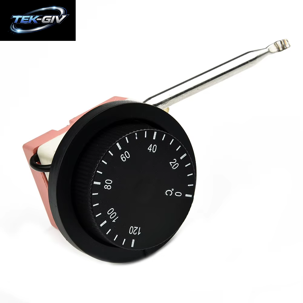 Einstellbare Elektrische Lüfter Thermostat Schalter Kühler Temperatur Control Sonde 250 V Stahl Und Kunststoff 0 ~ 120 Grad Kapillare Die