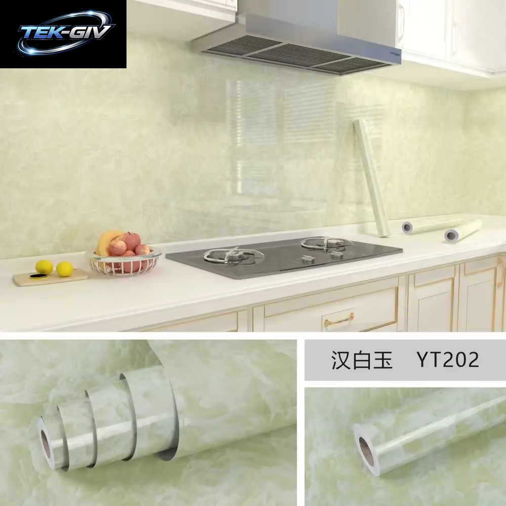 10 M X 80 Cm Marmor Selbstklebende Tapete Wasserdicht Ölbeständig Küchenaufkleber Thermostabilität Dekorative Folie Heimdekoration