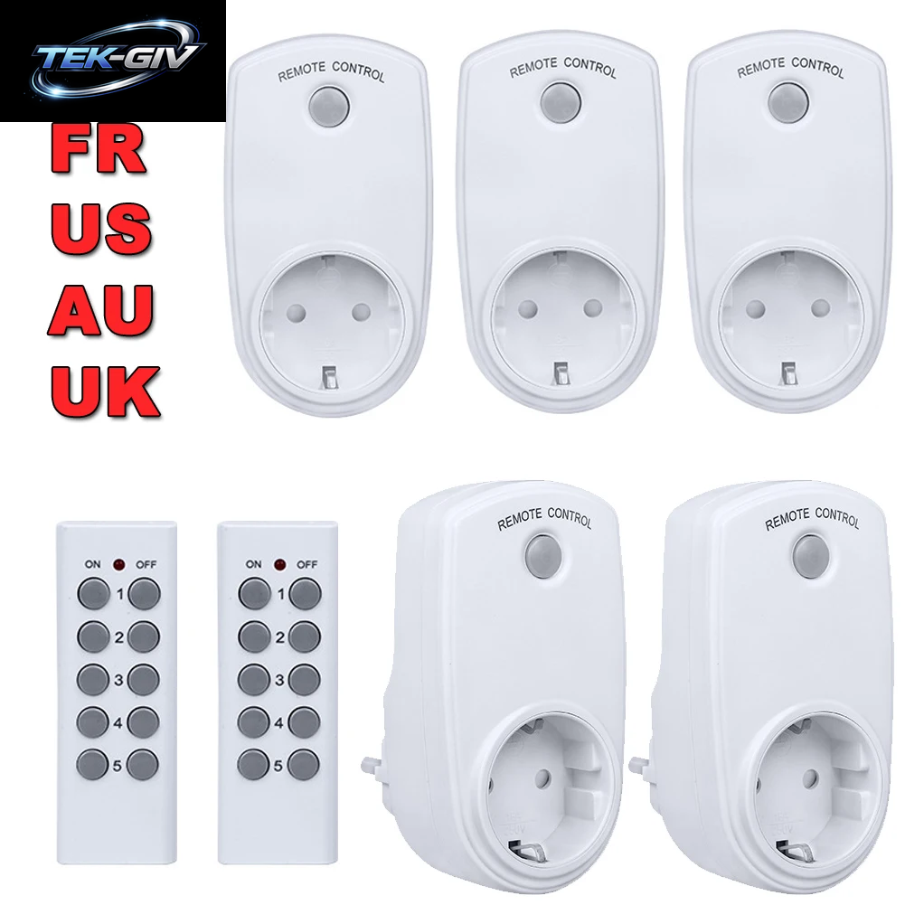 Wireless Smart Fernbedienung Steckdose Stecker Steckdose Licht Schalter Steckdose Steckdose EU Stecker Mit Fernbedienung