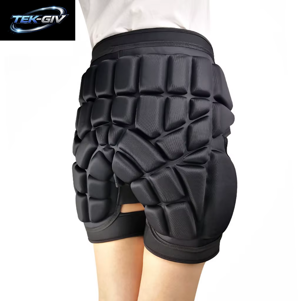 Schutz Gepolsterte Shorts Für Snowboard Skate Und Ski 3D Schutz Für Hüfte Butt Und Steißbein