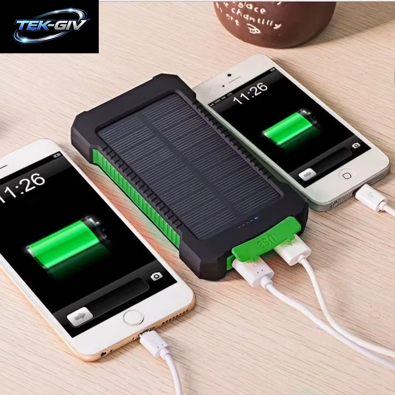 Xiaomi 500000 Mah Wasserdichte Outdoor Solar Power Bank Dual USB Reise Tragbare Solar Telefon Ladegerät Solar Powerbanks Für Camping