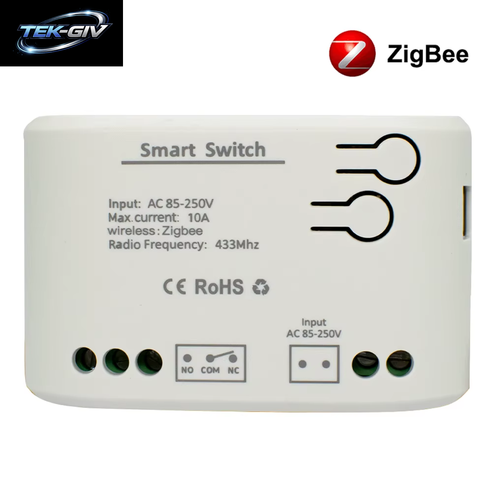1CH Zigbee Tuya Smart Home Relais Modul 85-250V 220V Relais AC DC 12V 24V 7-32V Funktioniert Alexa Google Assistent Smart Licht Schalter