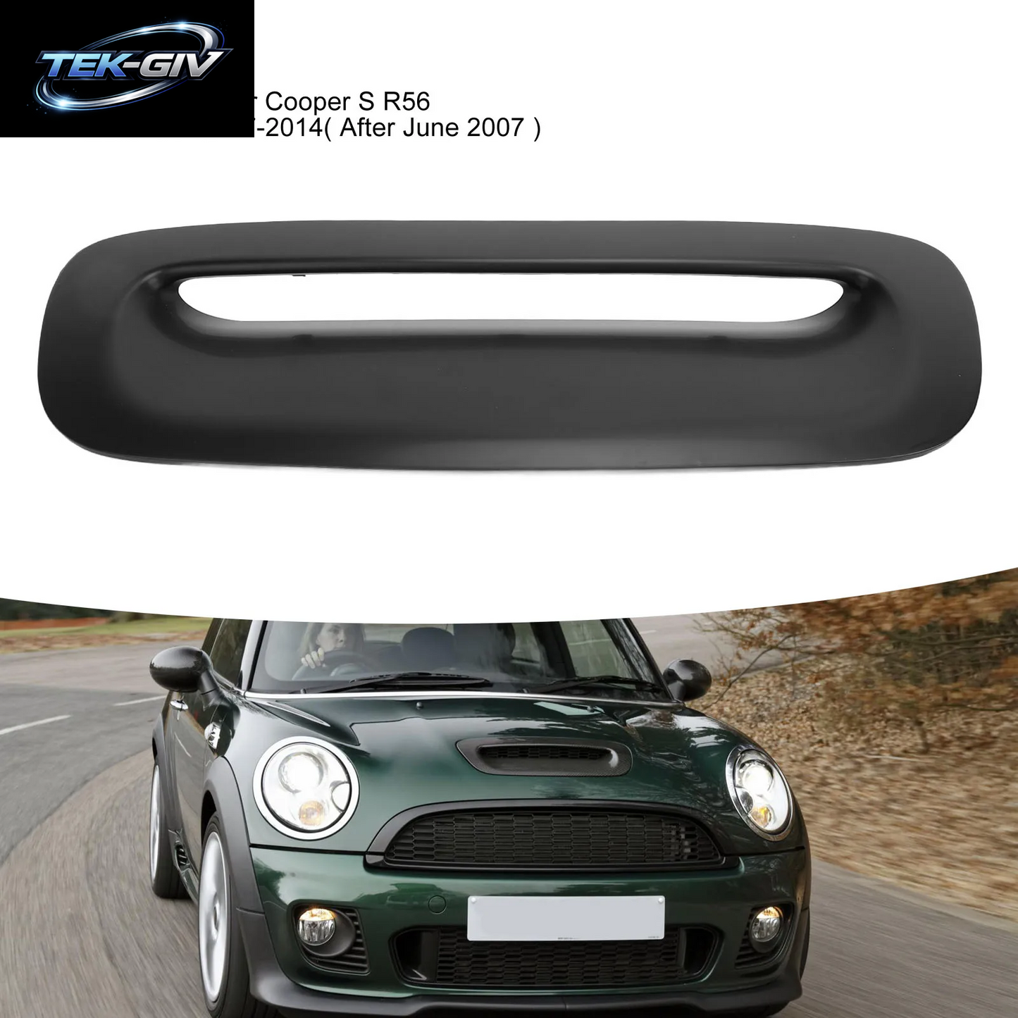 Haube Motorhaube Schaufel Motorhaube Schaufel Schwarz 51132757694 Motorhaube Lufteinlass Entlüftung Abdeckung Für Cooper S R56 R55 R57 2007 Bis 2014 OEM Hauben Schaufel