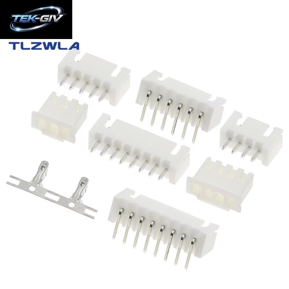 100 Stücke JST XH2.54 2/3/4/5 Pin Terminals Kunststoff Shell Stecker + Buchse Draht Stecker XH 2,54 2P 3P 4P 5P-14P
