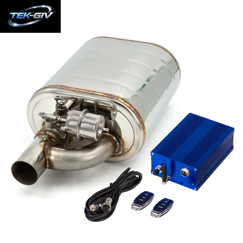 2 "/2,5"/3'' Zoll Auto Abgasanlage Vakuum Ventil Steuerung Auspuff Rohr Kit Variable Schalldämpfer Edelstahl Fernbedienung Set