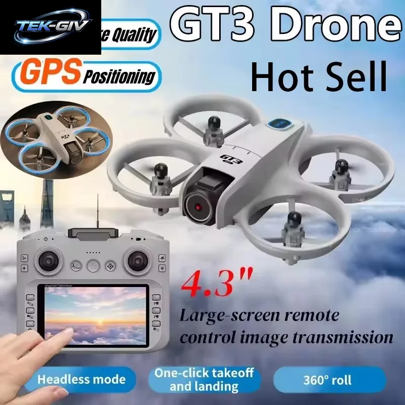 8K 5G GPS Professionelle Hd-Luftbildfotografie Ferngesteuertes Fluggerät HD Doppelkamera Original GT3 Max Drohne Quadcopter Spielzeug UAV
