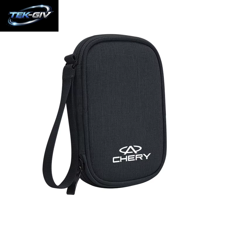 Auto-Führerschein-Telefon-Aufbewahrungstasche, Autoschlüssel-Pack Für Chery Tiggo 7 Pro 8 4 5 3 2 T11 5X Amulett Fora QQ IQ Fulwin Arrizo 5