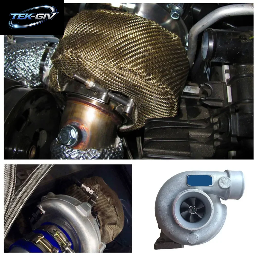 Glasfaser Turbo Hitteschild Turbolader Deken Cover T2 T25 T28 T3 T4 T6 Meest Turbine Hochtemperaturschutz Wrap Heat