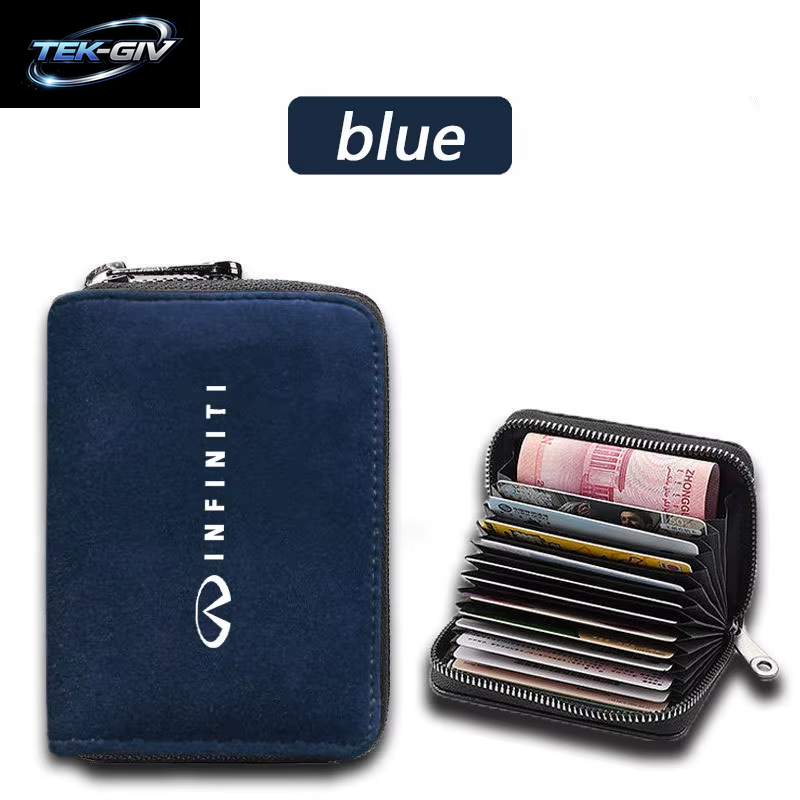 Horizontaler Reiß Verschluss Karten Halter Wildleder Schutz Tasche Für Infiniti Fx35 Q50 Q30 Esq Qx50 Qx60 Qx70 Ex Jx35 G35 G37 Ex3 Zubehör
