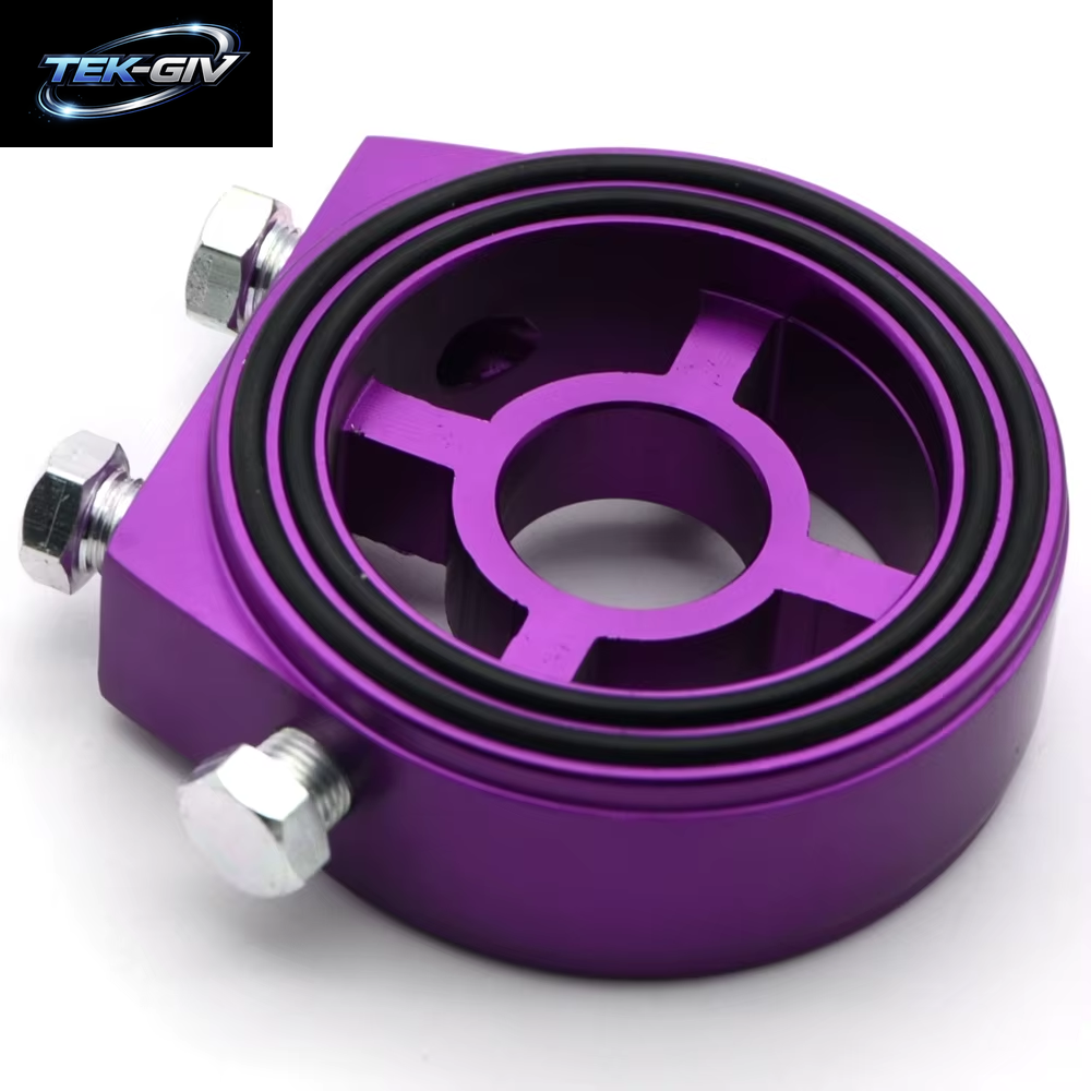 M20X1,5 3/4-16 1/8 NPT Aluminium Racing Öl Manometer Ölfilter Sandwich Adapter