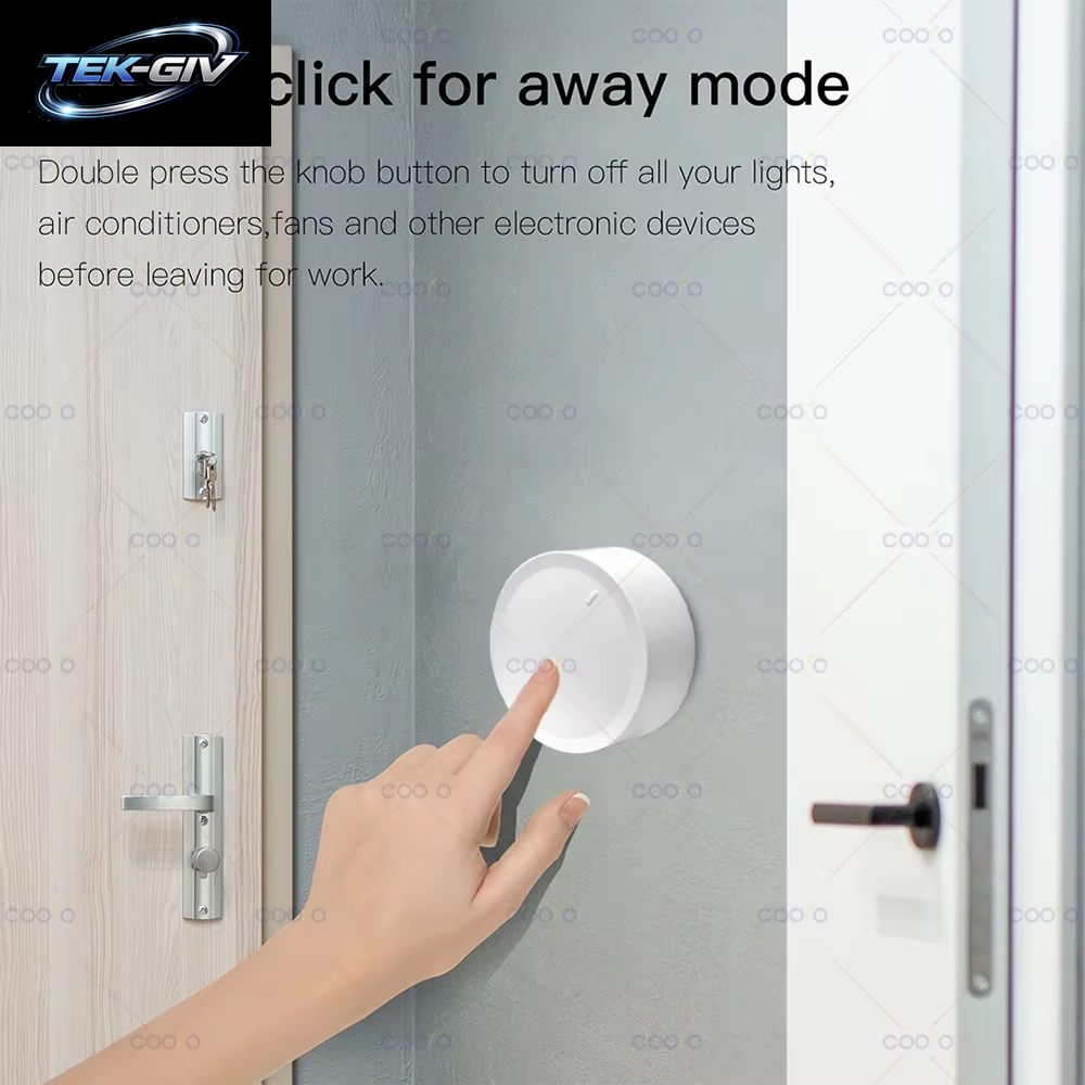 Neue Tuya Zigbee Smart Knob Schalter DIY Drahtlose Szene Taste Drehbare Dimmer Schalter Haushaltsgeräte Automatisierung Verknüpfung Remoter