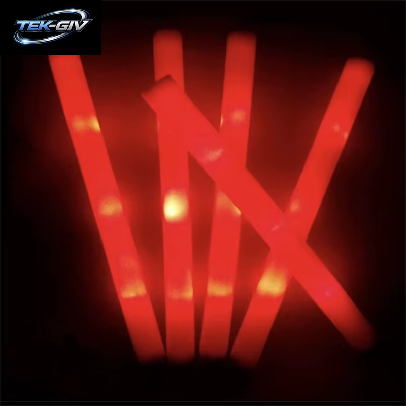 12/30/60 Stück Led-Leuchtstäbe, Bunt, Rgb-Leuchtschaumstoffstäbchen, Jubelröhre, Dunkles Licht Für Weihnachten, Geburtstag, Hochzeit, Partyzubehör