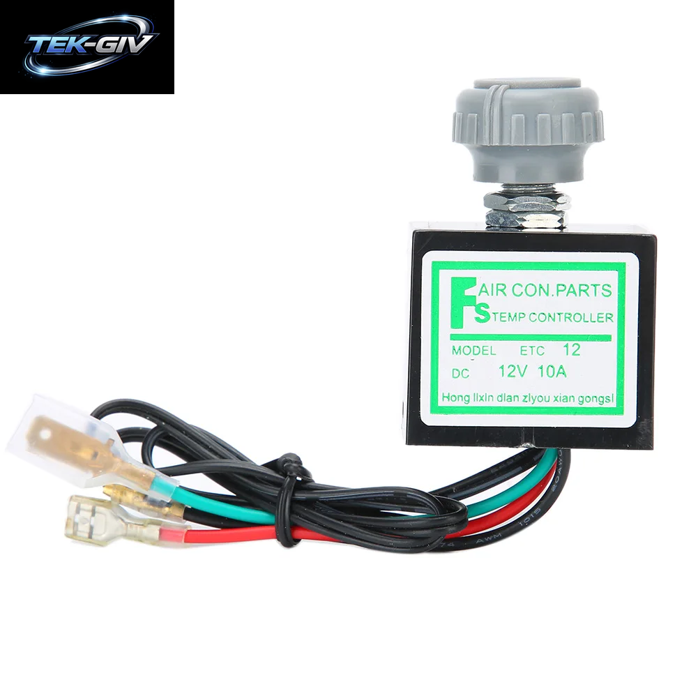 1Pcs 12V/24V Auto Klimaanlage Elektronische Thermostat Schalter Temperatur Control Auto Zubehör A/C Elektronische Thermostat