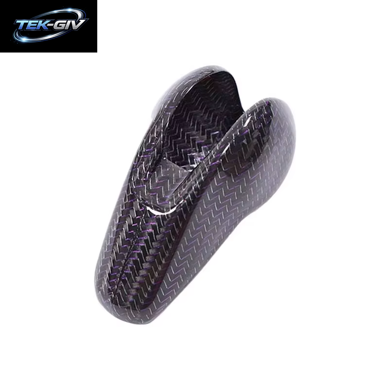 Real Carbon Fiber Auto Getriebe Shift Kopf Abdeckung Trim Für Porsche MACAN 718 911 Panamera 970 Cayman Boxster 2009-2021 Auto Zubehör