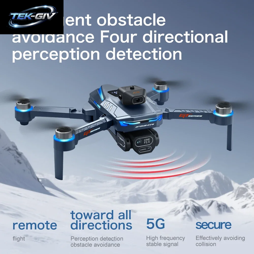 Neue GT8 Drohne 8K HD Professionell 360 ° Dual-Kameras GPS 5G WLAN Bürstenlose Motoren Hindernisvermeidung Faltbarer Quadcopter 2026