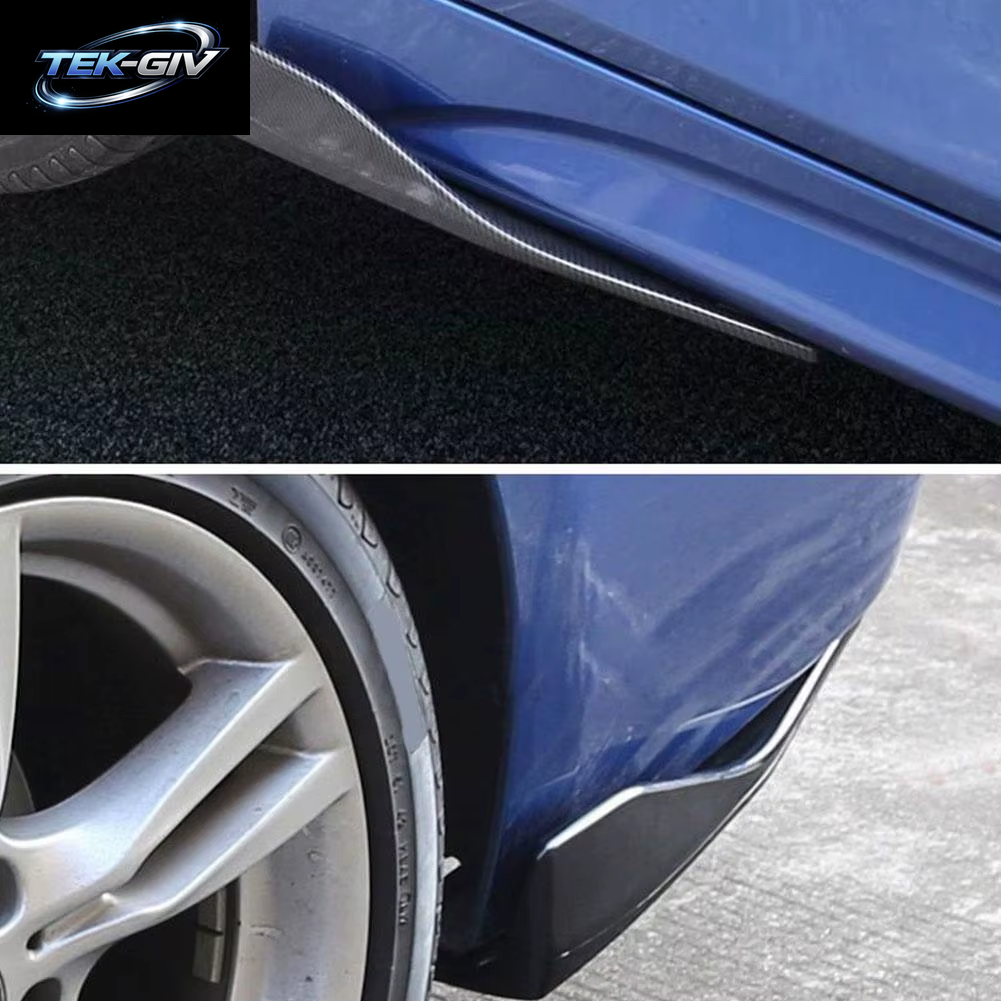 Universal Auto Vorne Hinten Stoßstange Streifen Lip Spoiler Diffusor Splitter Scratch Protector 48CM Länge Für Audi BMW HONDA