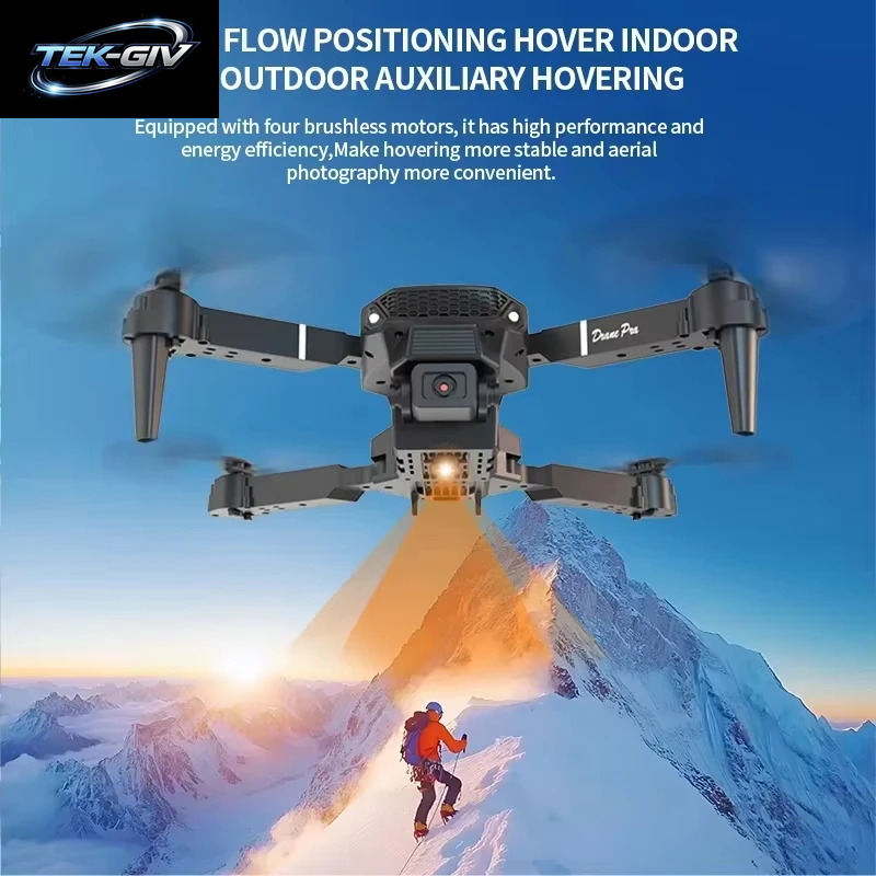 Neues Upgrade 8K HD Dual-Kamera GPS Hindernisvermeidung 2026 E88 plus Mini Faltbare Drohnen Bürstenloser Motor RC Quadcopter Spielzeug Geschenke