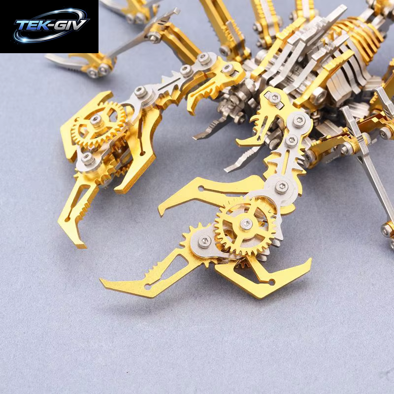 Skorpion-Modellspielzeug Aus Edelstahl – Mechanisches 3D-Puzzle, Diy-Montageset, Kreatives Geschenk Für Erwachsene Und Kinder, 380 G
