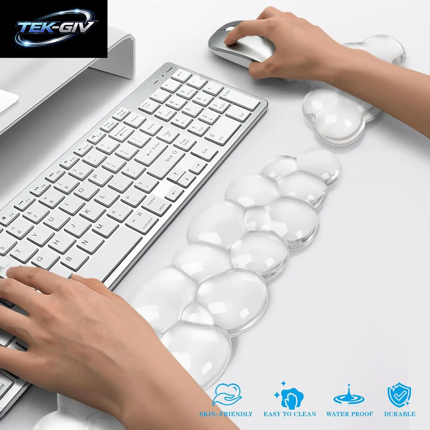 Cloud-Tastatur- Und Maus-Handgelenkauflage, Niedliche Handgelenkstütze Und Armstütze, Tastaturauflage Zur Schmerzlinderung Bei Tastatur Und Maus