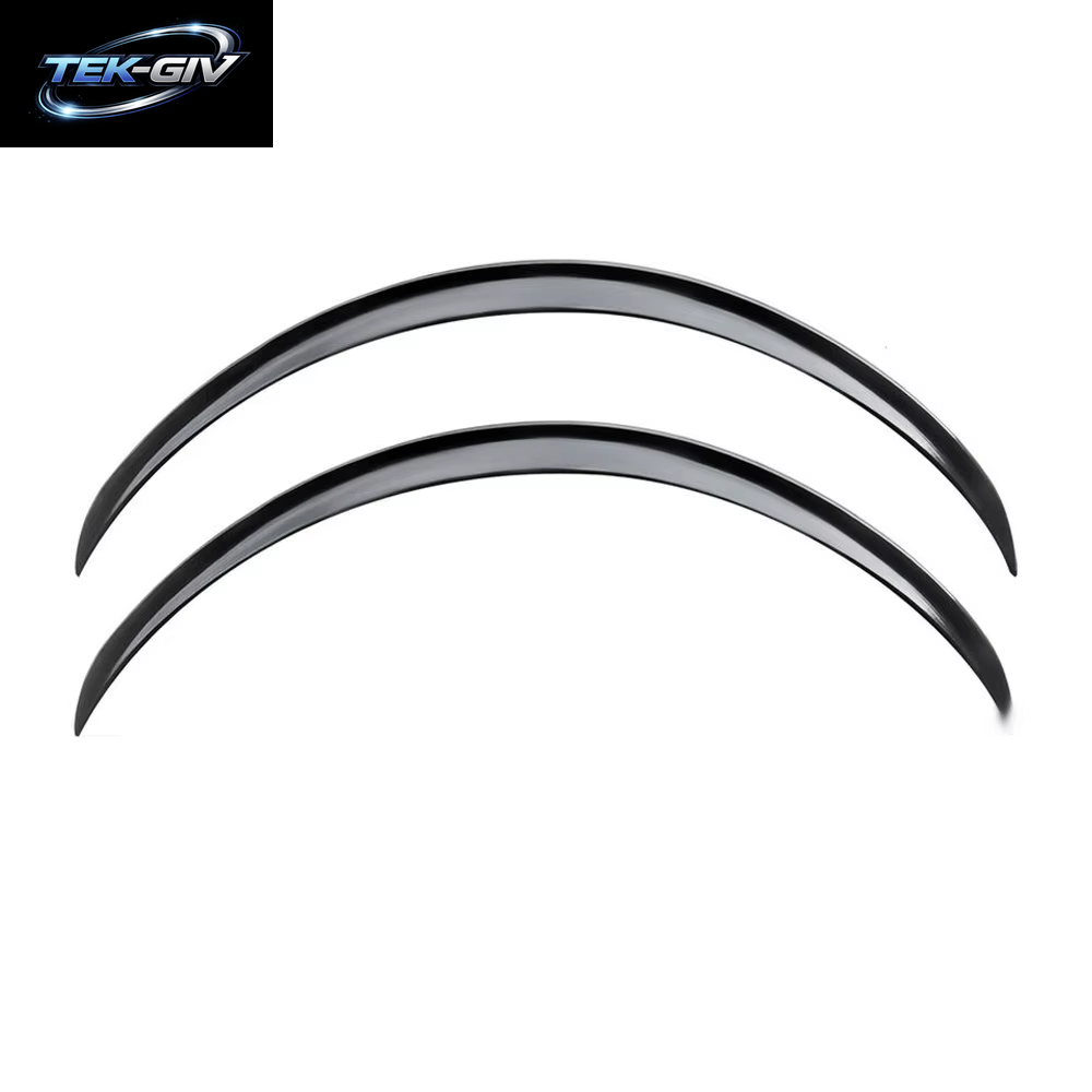 2 Stücke Universal Auto Rad Augenbraue Bögen Lippen Glänzend Schwarz 73 Cm Auto Seite Fender Flares Verlängerung Schutz