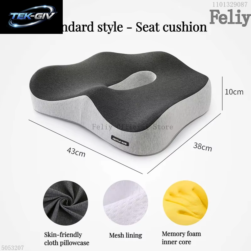 Memory Foam Auto Sitz Unterstützung Taille Kissen Massage Lenden Orthopädische Kissen Büro Stuhl Gesäß Kissen Schmerzen Relief Kissen Sets