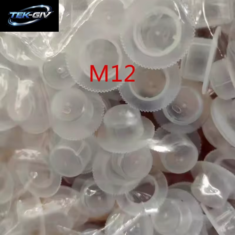 100PCS Neue 7Mm 9Mm 12Mm 14Mm Innere Größe Düse Sprayer Kunststoff Mutter Diesel CR Injektor Düse Staub Kappe Durchmesser Teile Für Bosch