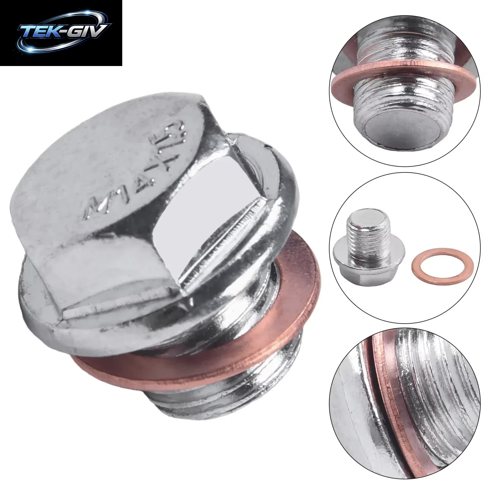 Auto Ölwanne Ölablassschraube Motor ÖL Ablassstopfen & Unterlegscheibe Für HYUNDAI Für KIA 2151223001 2151323001 Plug and Play