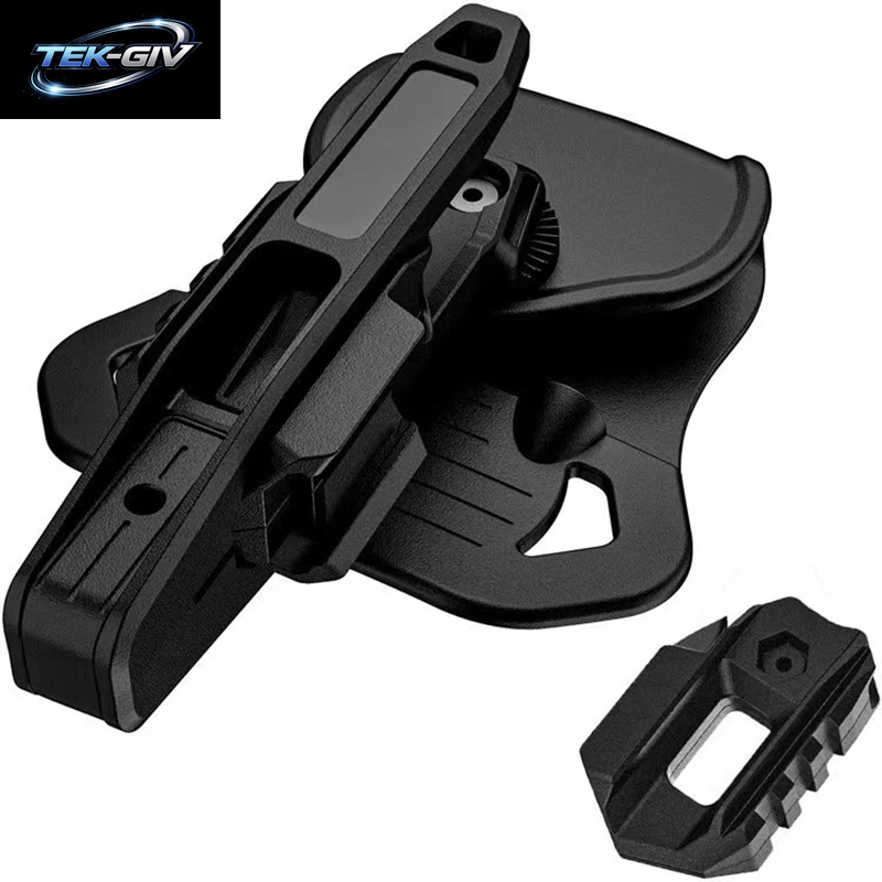 Rollenspiel Taktisches Pistolenholster Jagd Taille Pisolt Holster 9 Mm Waffenkoffer Mit Schiene Für G17 9 Mm SW40 357
