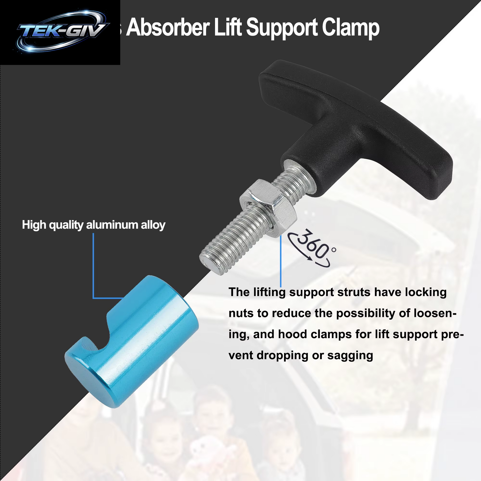 Neue Auto Haube Halter Luftdruck Anti-Slip Befestigungs Klemme Zubehör Absorber Motor Abdeckung Hebe Unterstützung Stange