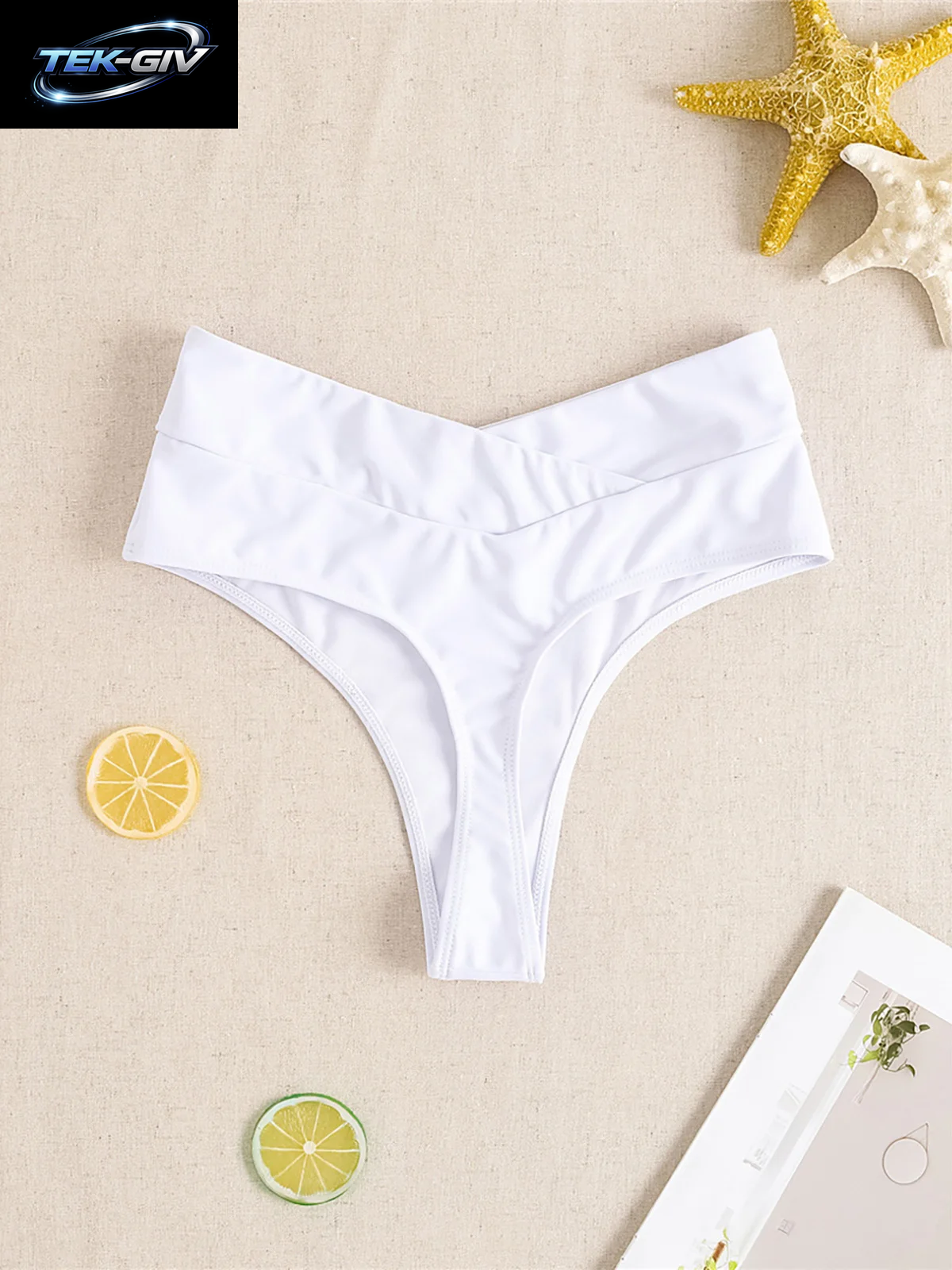 S - XL Hohe Taille Hohe Bein Cut Bikini Bottom Schwimmen Kurze Frauen Bademode Weibliche Badende Brasilianische Tanga Höschen Unterwäsche V7095