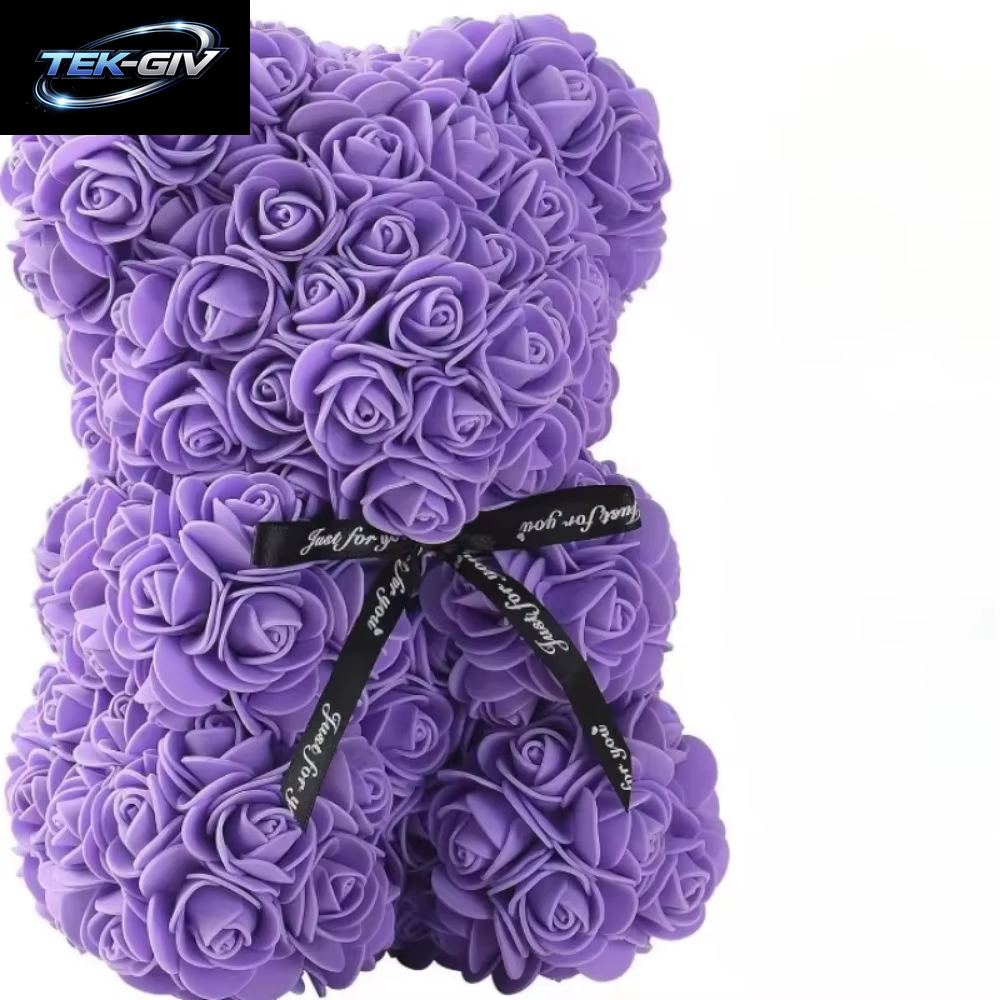 Künstliche Blume, Ewige Rose, Teddybär Für Mama, Muttertag, Geburtstag, Valentinstag, Jahrestag, Geschenke Und Dekoration, Miniaturen