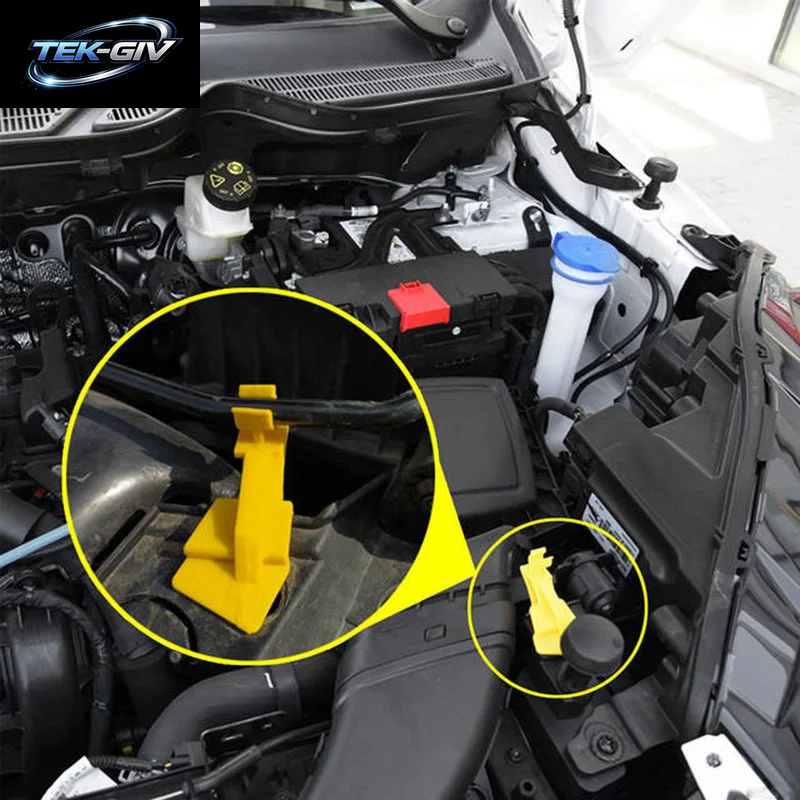 1PCS Auto Motoren Haube Unterstützung Bar Stütze Befestigung Basis Clips Für Ford Fiesta Auto Innen Zubehör 091011121314