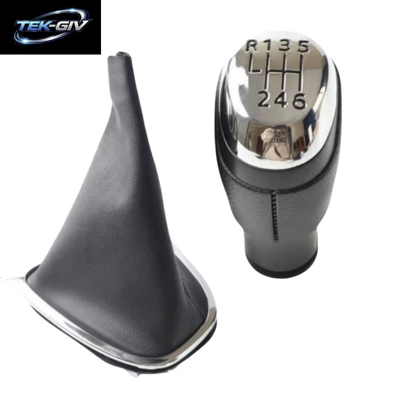 5/6 Geschwindigkeit Für Renault Clio 4 Mk4 IV 2012-2018 2019 2020 Auto Styling Zubehör Schaltknauf Leder Gaitor Boot Kragen Fall