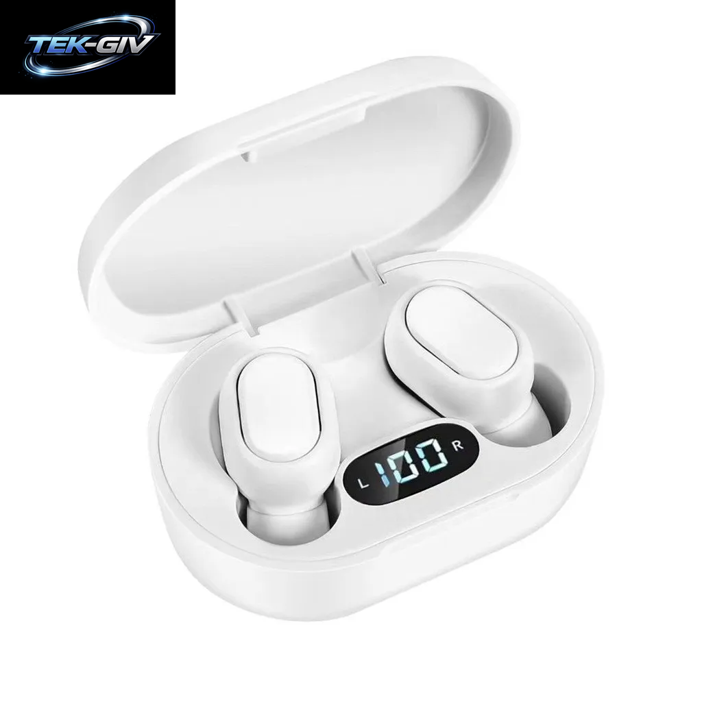 E7S TWS Drahtlose Kopfhörer Bluetooth Kopfhörer Steuerung Sport Headset Wasserdichte Mikrofon Musik Kopfhörer Arbeit Auf Alle Smartphones