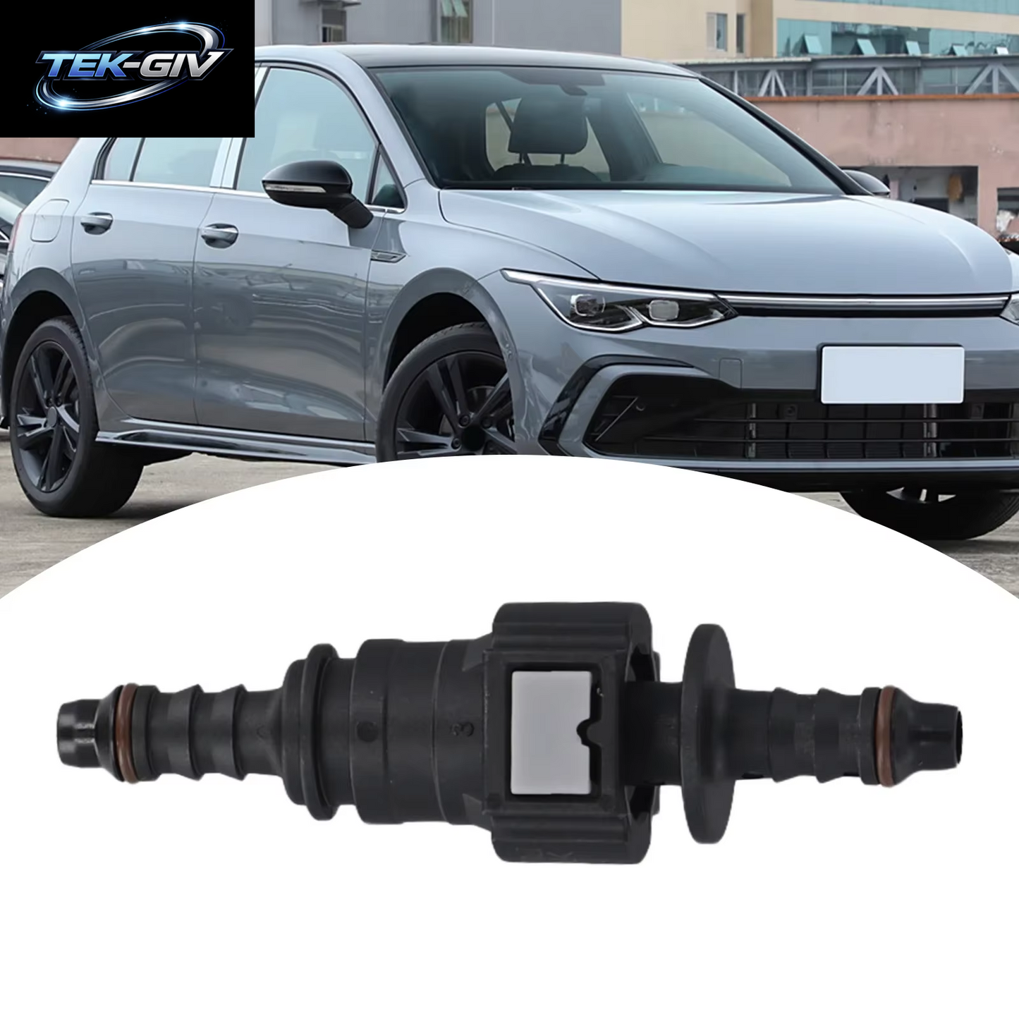 Auto Kraftstoffleitung Koppler Schlauch Quick Connect 9,49 ID6 Gerade Ölleitung Rohr Adapter Trennen Release Schlauch Anschluss