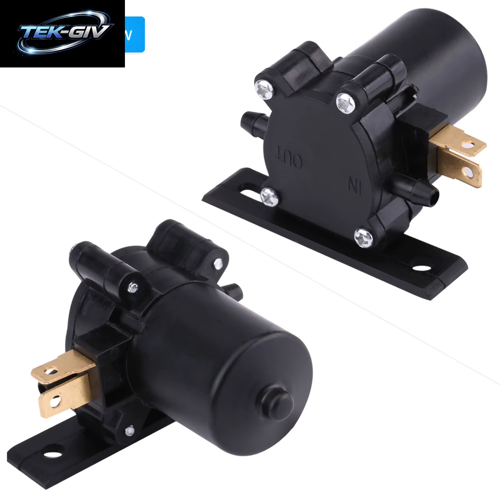 12V Universal Scheibenwaschpumpe Für Auto Van Bus LKW Waschpumpe Scheibenwischerpumpe 2-Polig AWP01 Kunststoff