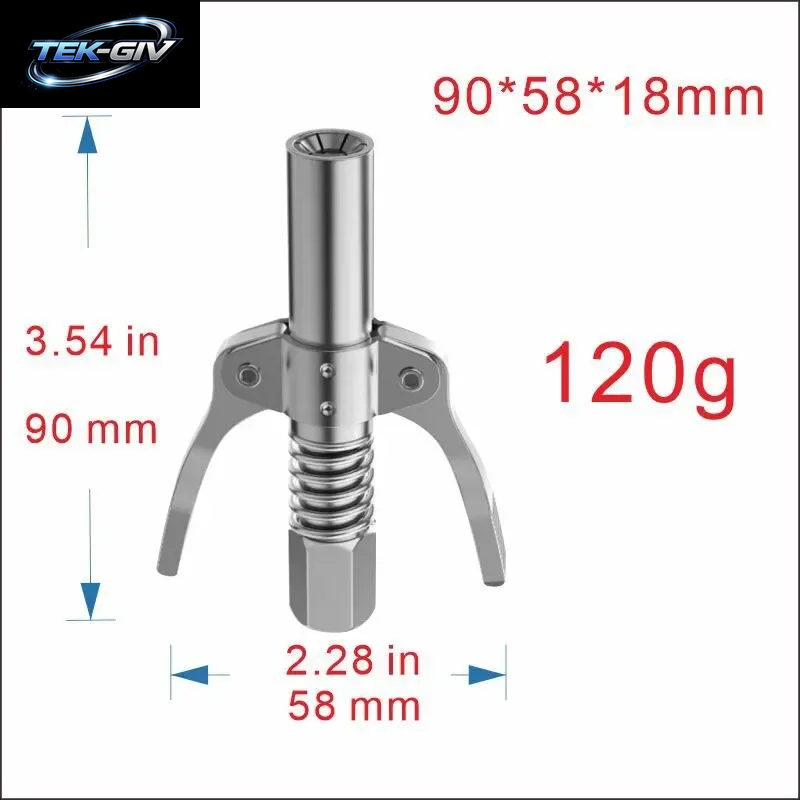 Fettpistolen-Kupplung, 10.000 PSI, NPTI/8 Ölpumpe, Schnellspanner, Fettspitze, Werkzeug, Auto, Spritze, Schmierspitze, Fettdüse Zur Reparatur