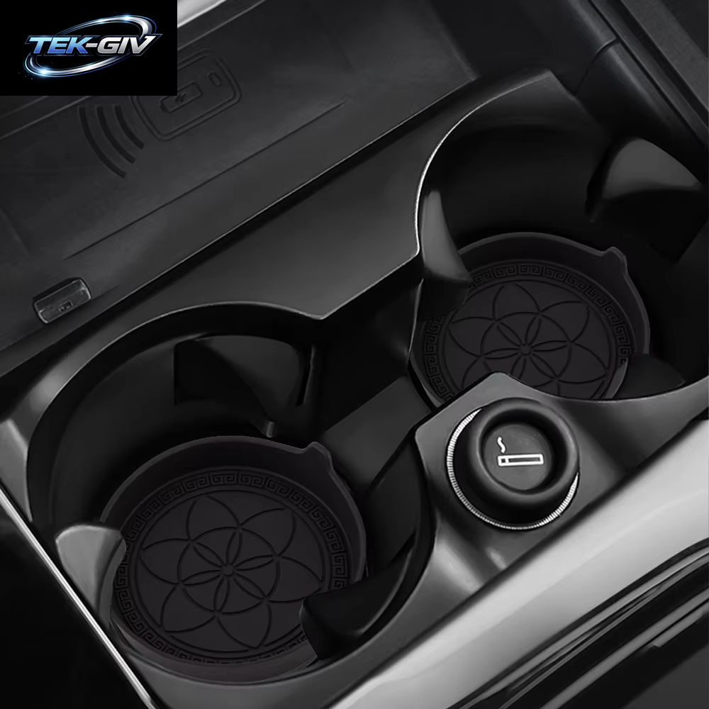 4PCS Auto Silikon Getränkehalter Untersetzer Einsatz Universal Rutschfeste Getränkehalter Autozubehör Innenraum Für Frauen Und Männer