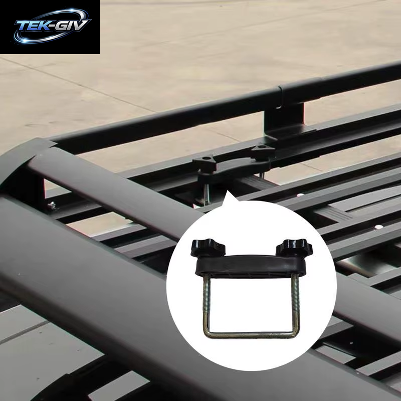 Dacht Räger Klemmen Gepäckträger Zubehör Werkzeuge Dachbox U-Bolzen Klemmen Metall U-Halterung Clips Mit Konter Muttern Abnehmbare Stange