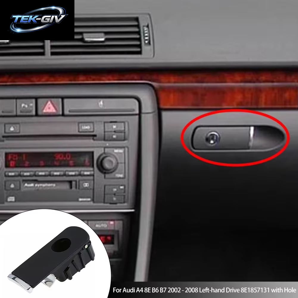Auto-Handschuhfach-Schloss-Deckelgriff Ohne Loch Für Audi A4 8E B6 B7 2002–2008 Linkslenker 8E 1857131 Mit Loch
