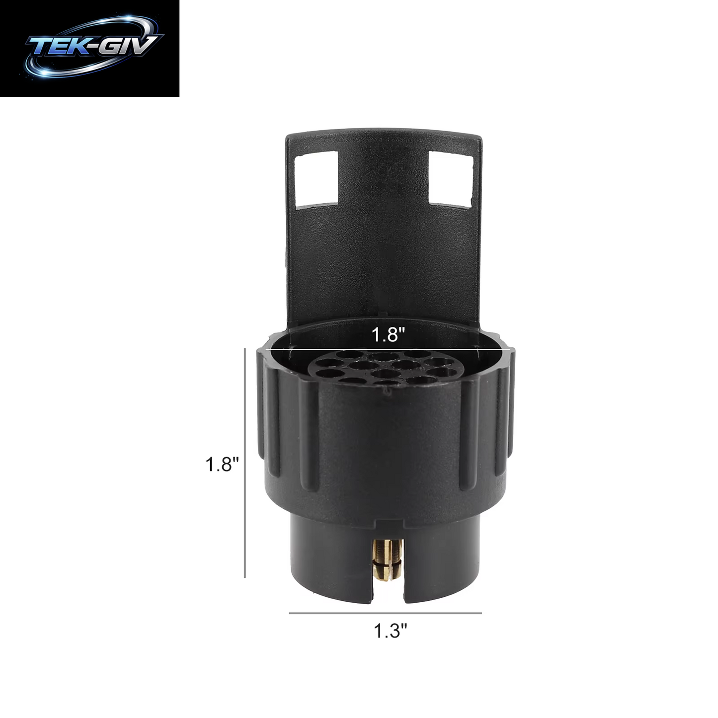 1 Stück 7 Bis 13 Pin Stecker Kunststoff Adapter Anhänger Stecker Anhängerkupplung Anhängerkupplung Auto LKW Wohnwagen Zubehör Stecker Buchse Adapter