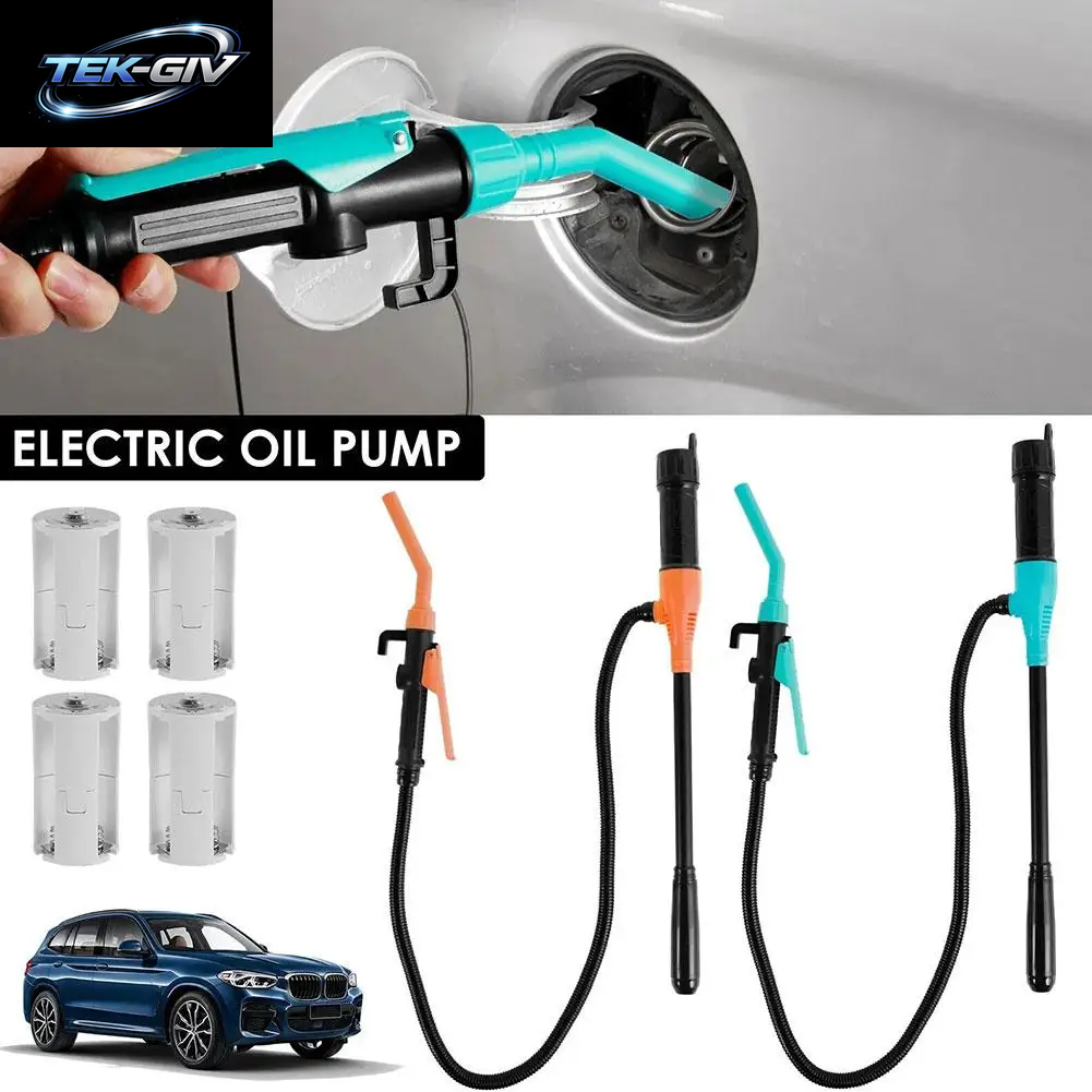 Flüssigkeits Übertragungs Pumpe Batterie Betriebene Kraftstoff Förder Pumpe Mit Durchfluss Regeldüse 2,4 Gallonen Pro Minute Tragbare Transfer Pumpe