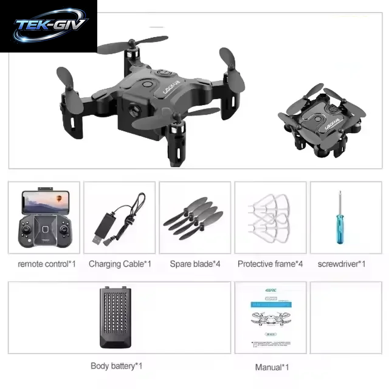 V2 Neue Mini-Drohne Professionelle Hd-Kamera 5G WLAN FPV Luftdruck-Höhenhaltung Faltbarer Quadcopter Rc-Drohne Spielzeug UAV 2026