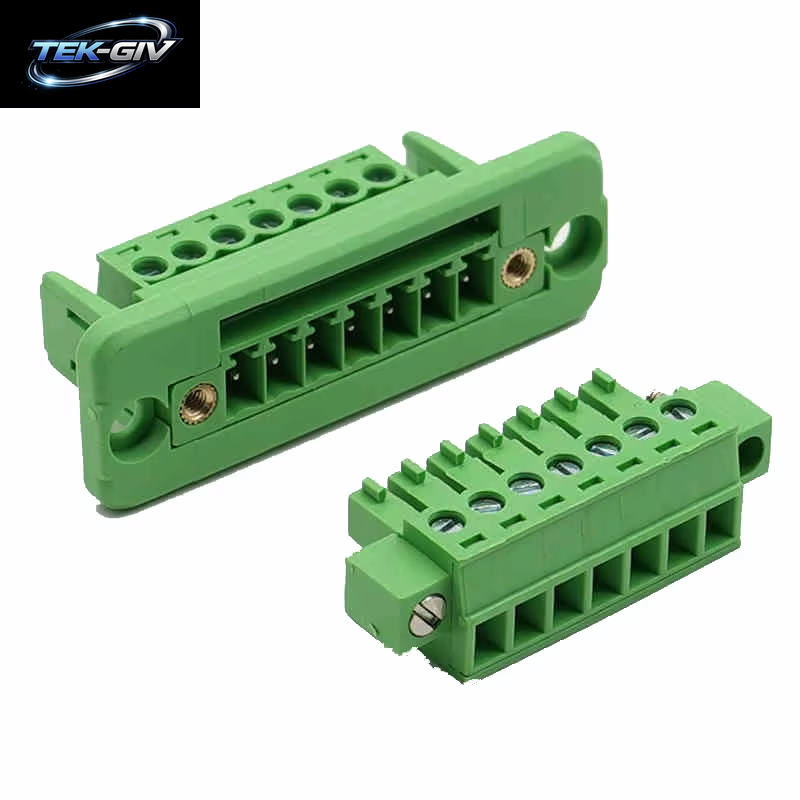 1Set Pitch 3,81Mm 2P/3P/4P/5P/6P/8P/9P Steckbare Terminal Block Stecker JM15EDGKM 3,81Mm Pitch
